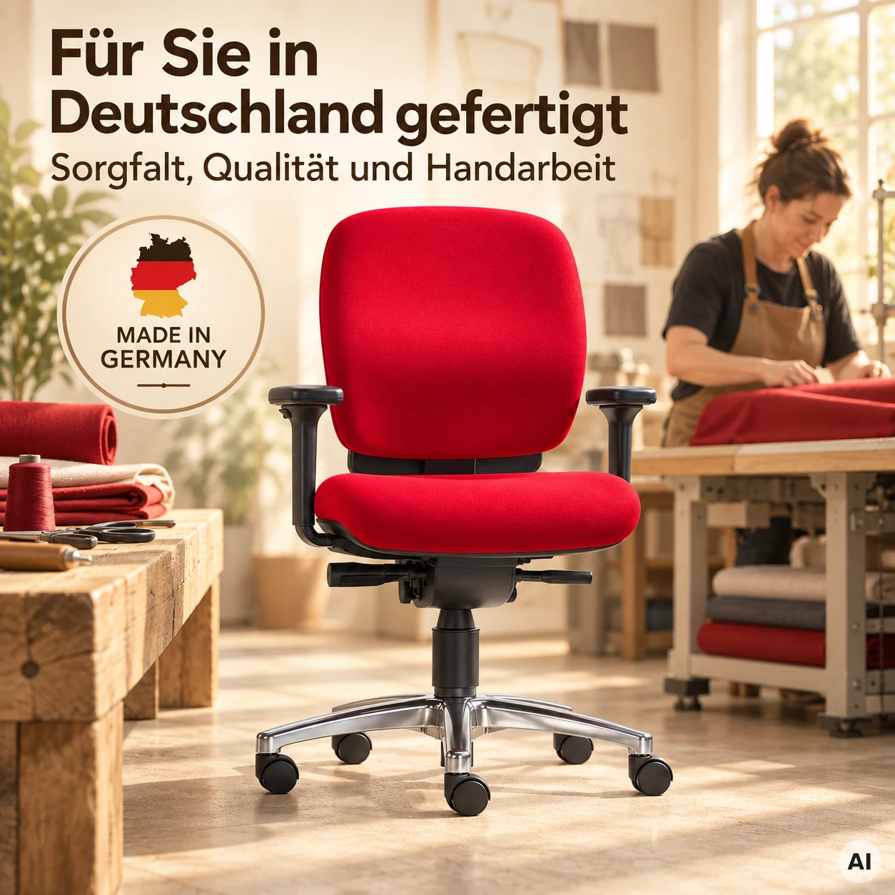 Lady Comfort S - Ergonomischer Profi Bürostuhl
