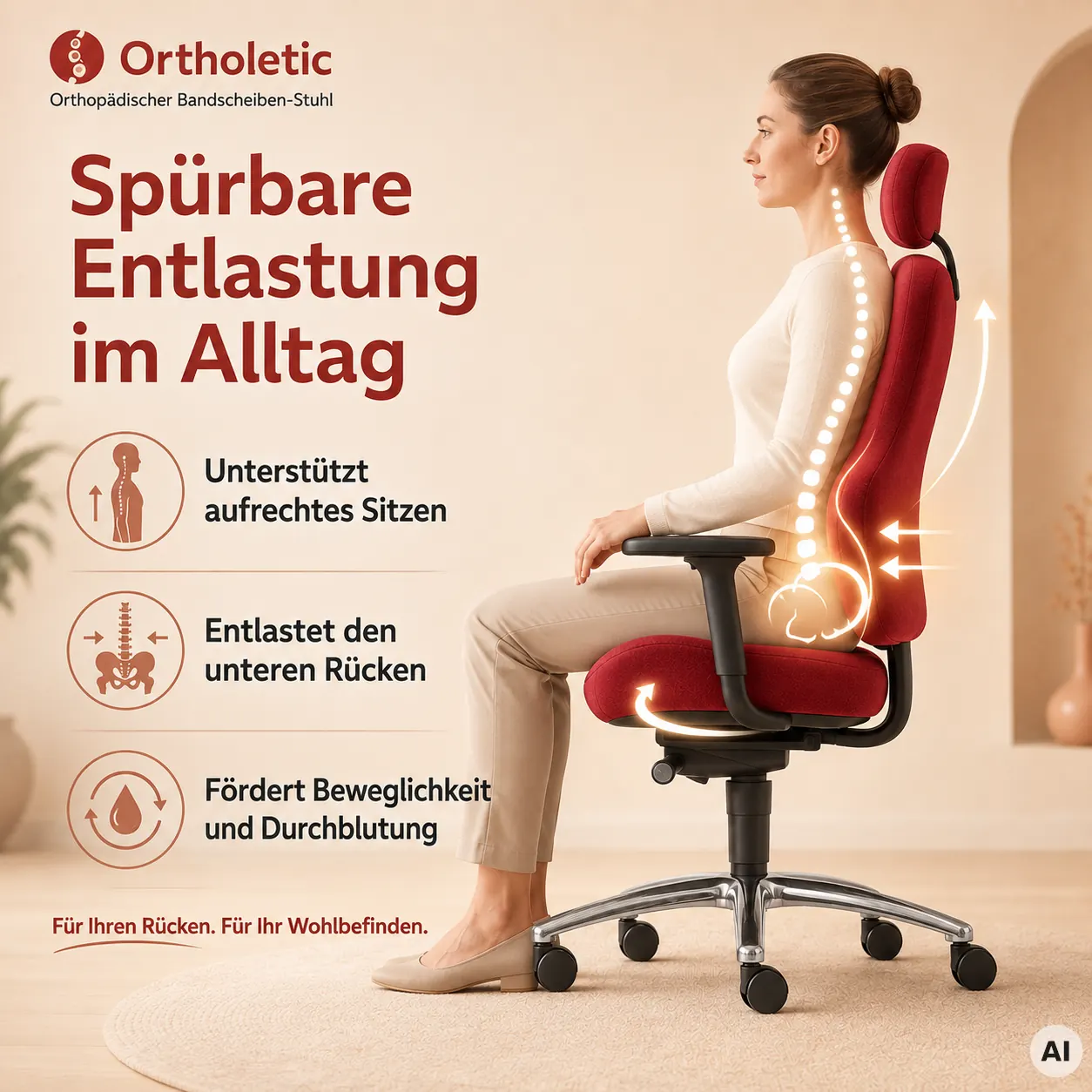 Bestseller Konfiguration - Ortholetic Balance L mit Kopfstütze